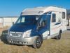 CAMPER HYMER ERIBA VAN PERFILADA COMPACTA 6 MTS CAMA TRANSVERSAL + MALETERO