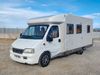 HYMER TRAMP 664 PERFILADA CAMA FRANCESA, GAMA ALTA.
